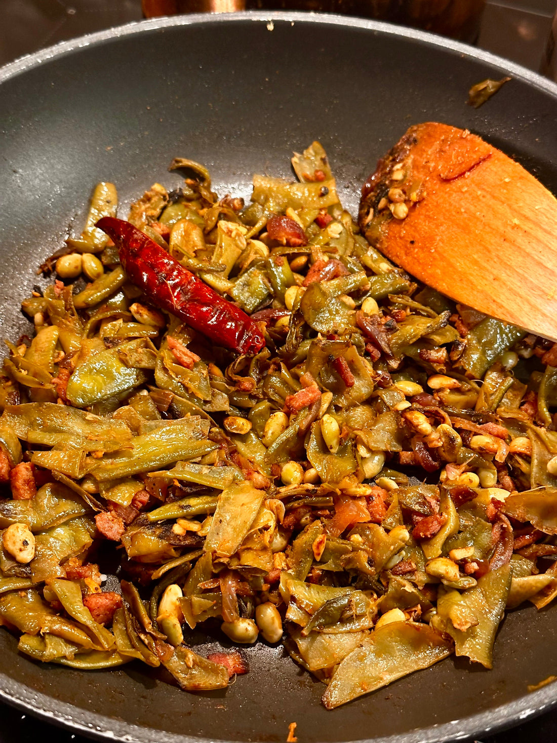 BROAD BEAN STIR FRY